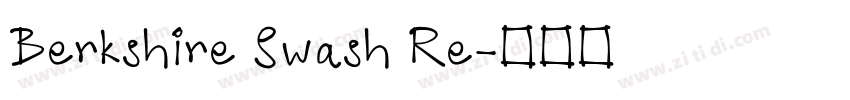 Berkshire Swash Re字体转换